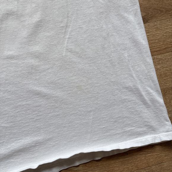 Vintage Champion Ringer T Shirt 80s At. Lawrence University Jersey Knit XL - Picture 9 of 11